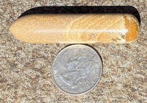 Picture Rock Jasper Massage Wand / Mini-Wand - Harmony, Positive energy flow